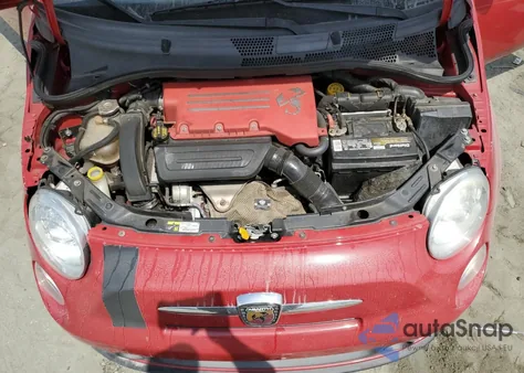 2015 Fiat 500 Abarth z USA, uszkodzony, nr VIN 3C3CFFFH9FT609924